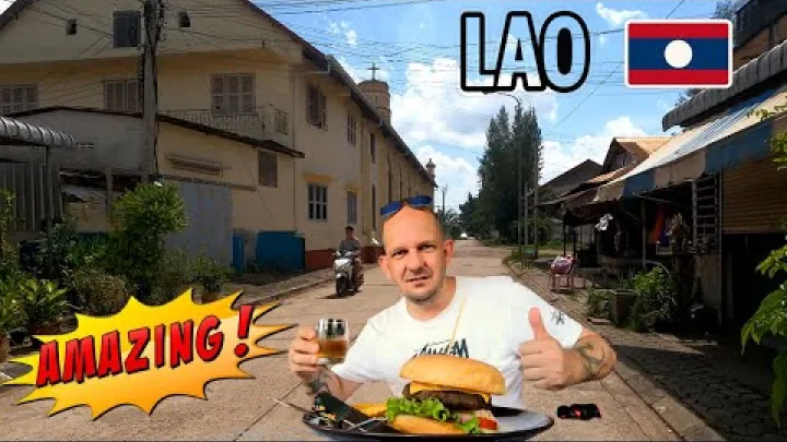 Preview image for the video "Walking the Streets of Savannakhet, Laos – Searching for Food".