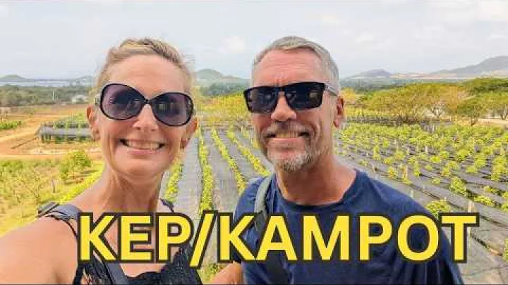 Preview image for the video "Kep a Kampot, Kambodža – čerstvý krab, Tajné jezero, pepřové farmy a pohodová atmosféra říčního městečka".