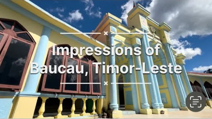 Preview image for the video "Baucau, Itä-Timor – vaikutelmia".