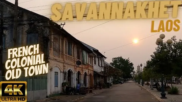 Preview image for the video "The FRENCH COLONIAL OLD TOWN - Savannakhet, Laos 🇱🇦 4K".