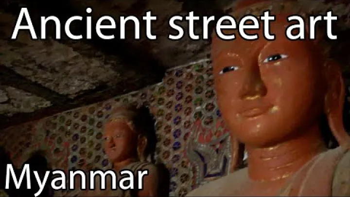 Preview image for the video "Cave temples of Pho Win Taung &amp; Shwe Ba Hill, Myanmar 4K".