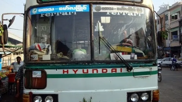 Preview image for the video "Local Bus Ride, Mawlamyine, Myanmar".