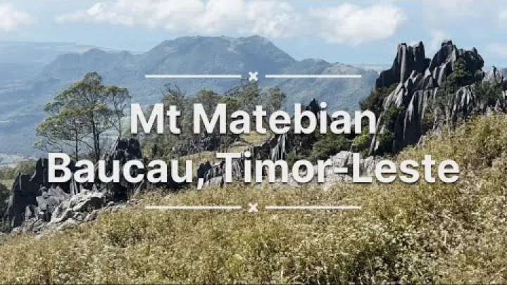 Preview image for the video "Mont Matebian, Timor-Leste".