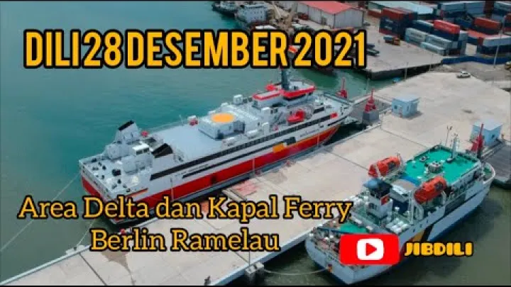 Preview image for the video "บรรยากาศบริเวณ DELTA และเรือเฟอร์รี BERLIN RAMELAU ลำใหม่ที่ท่าเรือ DILI #dili #timorleste [4K]".
