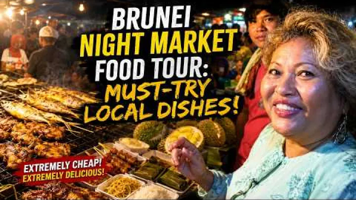 Preview image for the video "Ultimate Brunei Street Food Guide: Gadong Night Market with a Local!".