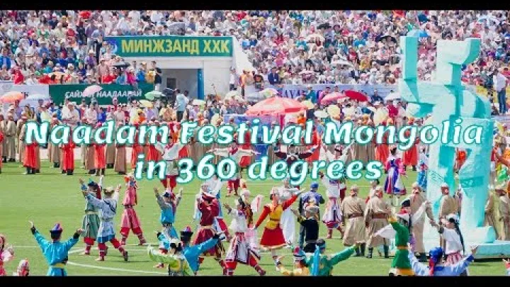 Preview image for the video "Naadam-Festival in der Mongolei in einem 360-Grad-Reisevideo".