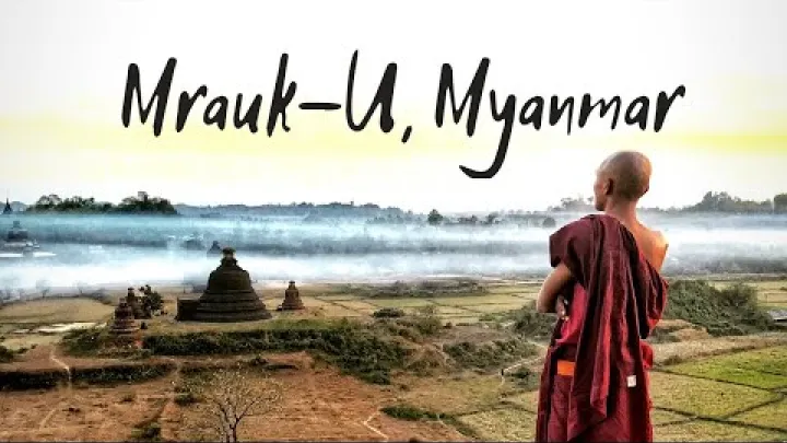 Preview image for the video "ŚWIĄTYNIE KRÓLESTWA MYAUK U, MJANMA / WIDOK Z LOTU PTAKA / DRON 4K".