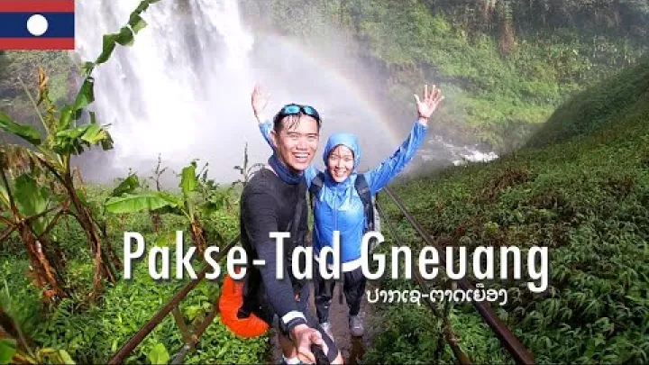 Preview image for the video "Ep.09-3 | Jižní Laos | Vodopád Tad Gneuang | Procházka po Pakse | Vat Phousalao".