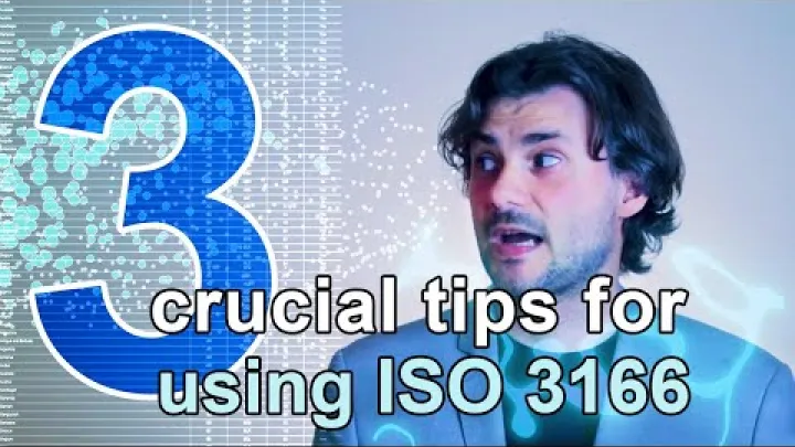 Preview image for the video "3 tärkeää vinkkiä ISO 3166 -viitetietojen käyttöön #iso #referencedata".