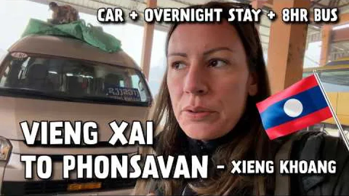 Preview image for the video "Od Vijeng Sajja do Fonsavana autobusom (sa noćenjem u Sam Neu) - Vlog o povoljnim putovanjima po Laosu".