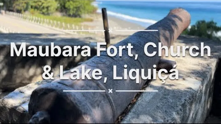 Preview image for the video "Forte, chiesa e lago di Maubara, Liquiçá, Timor Est".