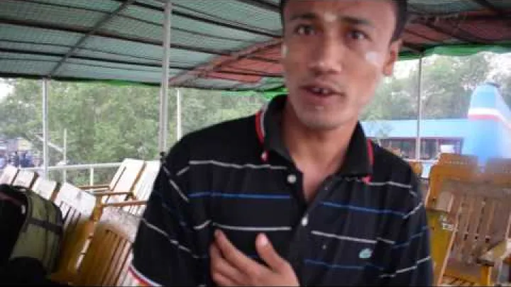 Preview image for the video "Auf der Fähre, Abfahrt von Sittwe nach Mrauk U, Myanmar, von www.AdventuresInWanderland.NET".