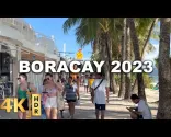 This is BORACAY in 2023! | Full Walking Tour from Station 3 to 1 | 4K HDR | Philippines