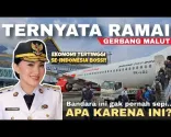 Kleiner, aber geschäftiger Flughafen! Ankunftsterminal Babullah Ternate &amp; die Wirtschaft der Molukken boomt