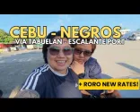 Da Cebu a Bacolod con i cani! 🐶 Esperienza RORO + NUOVE tariffe dei traghetti (Guida 2026) #tabuelan #escalante