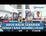 Binlerce Yolcu Balikpapan, Kalimantan'daki Semayang Limanı'na Akın Etti, 3.212 Yolcu Aynı Anda Geldi
