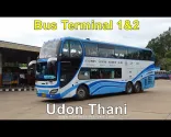 Wycieczka po dworcu autobusowym 1 i 2 w Udon Thani.