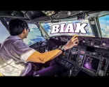 BIAK // BOEING 737 800 APPROACH LANDING AT FRANS KAISIEPO AIRPORT BIAK