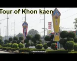 Tour durch Khon Kaen, Isan, Thailand.
