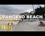 Procházka po pláži Panglao | Bílý plážový ráj v Bohol | 4K HDR | Filipíny