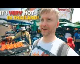 Fa MOLTO caldo in Thailandia! / Da Bangkok a Nonthaburi in Thailandia Centrale in barca / Tour a piedi + Caccia allo street food