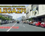 Legazpi, das regionale Zentrum von Bicol, Philippinen | Fahrtour | 4K HDR