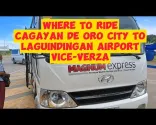 Transfer dodávkou z letiště Laguindingan do města Cagayan de Oro, Filipíny, Severní Mindanao