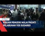 Lūk, kāda ir Idul Fitri 1445H svētku ceļojumu drūzma Josa Sudarso ostā, Ambon, Indonēzija