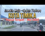 Giro della città di Timika - Da SP4 all'aeroporto Mozes Kilangin di Timika - Papua Centrale