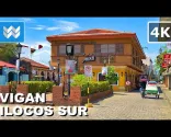 [4K] Vigan Heritage Village Ilocos, Filipiinid 🇵🇭 Calle Crisologo jalutuskäigu vlog ja reis