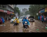 🌊 ജക്കാർത്ത, ഇന്തോനേഷ്യ വെള്ളപ്പൊക്ക ദുരന്തം: നദികൾ കരകവിഞ്ഞൊഴുകുന്നു, റോഡുകൾ അപ്രത്യക്ഷമാകുന്നു, ആയിരക്കണക്കിന് ആളുകൾ ഒറ്റരാത്രികൊണ്ട് കുടുങ്ങിപ്പോയി
