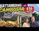 Hotel a $16 a Battambang, Cambogia 🇰🇭 | Valore Incredibile + Colazione a $2!