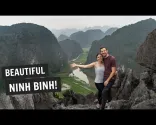 Ninh Binh, Vietnam je KRÁSNE! 😍 (Výlet loďou v Trang An, jaskyne Mua a pagoda Bich Dong)