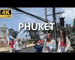 Pantai Karon, Wat Karon &amp; Jalan-jalan di Phuket | Lawatan Berjalan Kaki 4K Melalui Jantung Karon