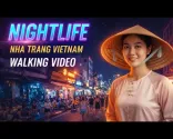Passeggiata notturna a Nha Trang, Vietnam (4K) – Tour reale delle strade 2025