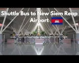 Autobus navetta per il nuovo Siem Reap Angkor International Airport (2023)