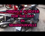 Sihanoukville Kambodscha Einen Roller für 1 Tag oder sogar eine Woche mieten