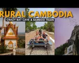 Un giorno a Battambang, ne vale la pena? Giro sul treno di bambù e FOLLE grotta dei pipistrelli nella Cambogia rurale 🇰🇭