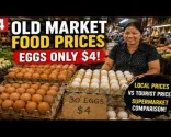 Prezzi dei generi alimentari al Vecchio Mercato di Siem Reap