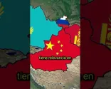 Die FAST-Grenze zwischen Μογγολία 🇲🇳 und Kasachstan 🇰🇿 – Die Karte von Sebas #shorts