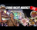 Co si koupíte za 13 dolarů na nočním trhu v Číně? | Noční trh Wulin, Hangzhou