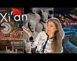 VLOG Z Xi&amp;#039;anu 🇨🇳 Terakotová armáda, Xi&amp;#039;an v noci, město Datang Everbright, městské hradby | Lesley Adina