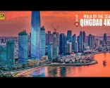 Pasivaikščiojimas po Qingdao | Išskirtinis Kinijos Liaudies Respublikos pakrantės miestas | 4K HDR | Qingdao | Pajūrio paplūdimiai