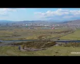 Mein schönes Mongolija 4K, der Tuul-Fluss, Mongolija Ulaanbaatar, Tuul-Fluss