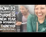 Thingyan, barmský svátek vody a nového roku – Yangon Myanmar