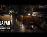 کیوٹو klo 1.34 – Tunnin mittainen keskiyön sade ennen taifuunia [4K 3D-binauraalinen]