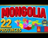 Die Karte von モンゴル国 erklärt 🇲🇳 | 22 Provinzen von モンゴル国 #mongolia