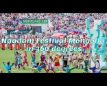 Naadam-Festival in der Mongolei in einem 360-Grad-Reisevideo